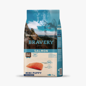 BRAVERY SALMON MINI PUPPY SMALL BREEDS 7 KG