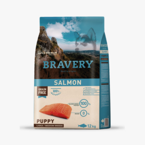 Bravery Salmón Puppy Large/Medium Breeds - 12kg