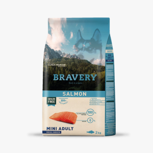 BRAVERY SALMON MINI ADULT SMALL BREEDS 2 KG