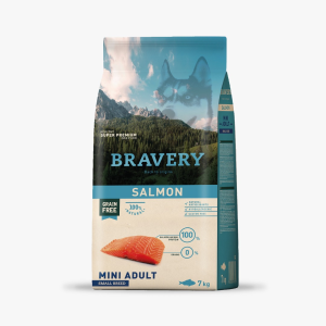 BRAVERY SALMON MINI ADULT SMALL BREEDS 7 KG