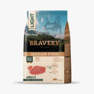 Bravery Light Iberian Pork Adulto Largo/Mediano Breeds - 4Kg