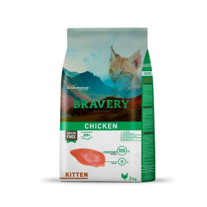 BRAVERY CHICKEN KITTEN 2 KG