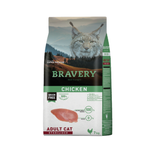 BRAVERY CHICKEN ADULT CAT 7 KG