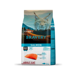 BRAVERY SALMON ADULT CAT 2 KG