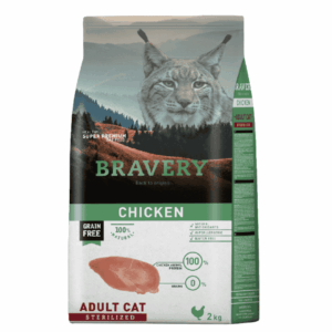 BRAVERY CHICKEN ADULT CAT STERILIZED 2 KG