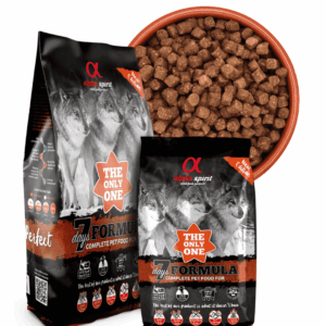 THE ONLY ONE COMPLETE DOG FOOD 7 DAYS 85% CARNE DE CERDO, POLLO Y PESCADO 15% VEGETALES 0% GRANOS