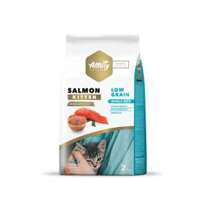 AMITY SP LOW GRAIN SALMON KITTEN 2 KG