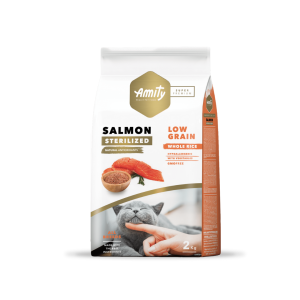 AMITY SP LOW GRAIN SALMON ADULT CAT STERILIZED 2 KG
