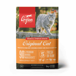 ORIGINAL CAT GATO 90% CARNE DE POLLO, PAVO, HUEVOS + 3 PESCADOS 10% VEGETALES 0% GRANOS