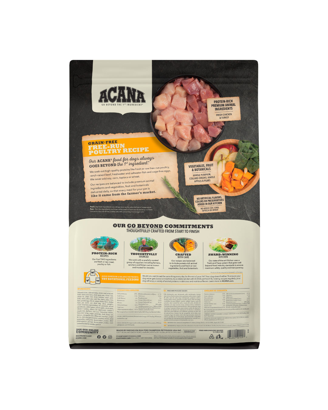 Alimento para mascota marca Acana