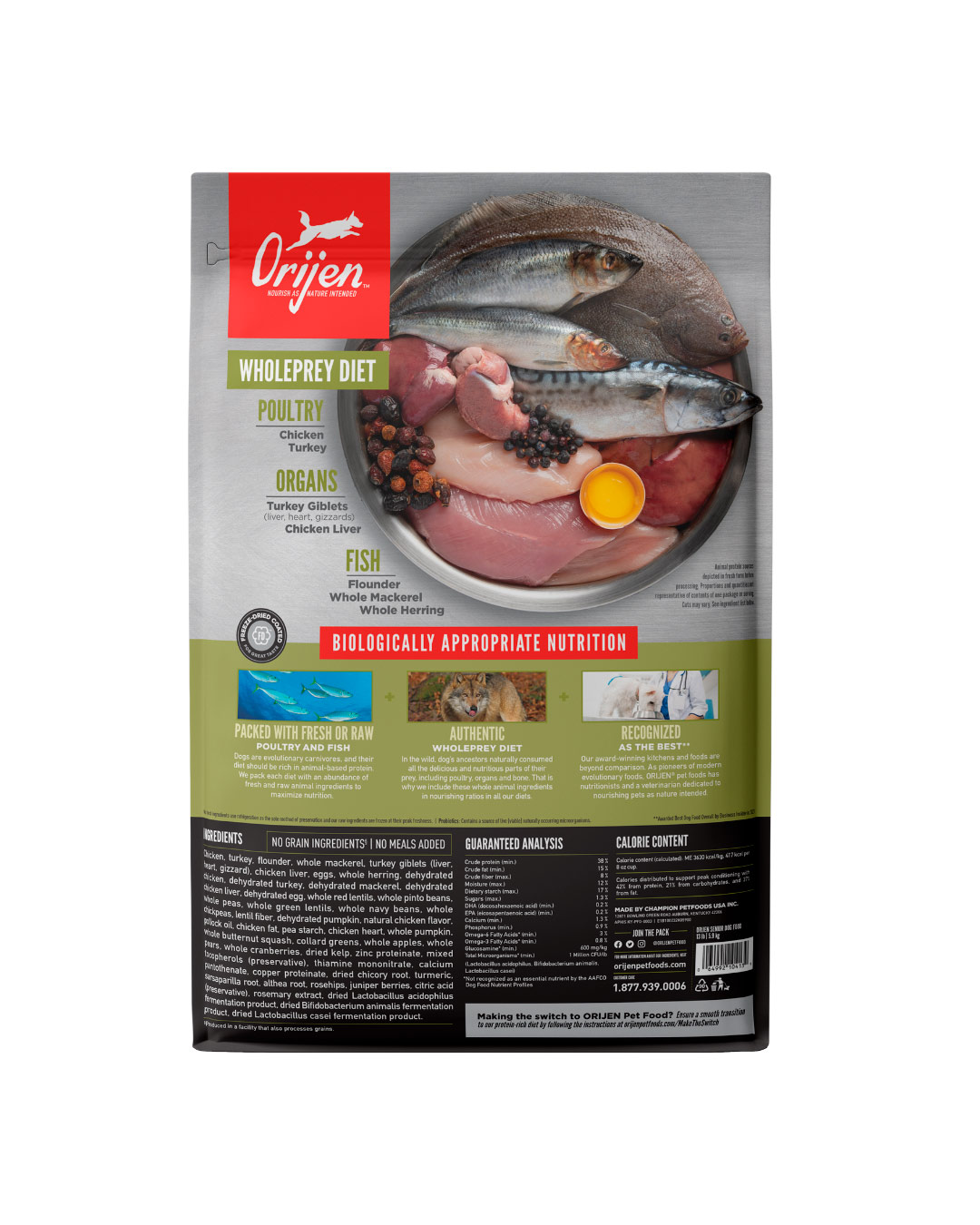 Alimento para mascota marca Orijen