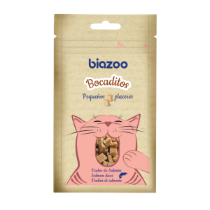 BZ GATO BOCADITOS DADOS DE SALMON 50 GRS