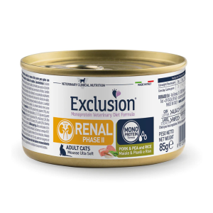 EX VET GATO RENAL 2 CERDO, ARVEJA Y ARROZ 85 GRS