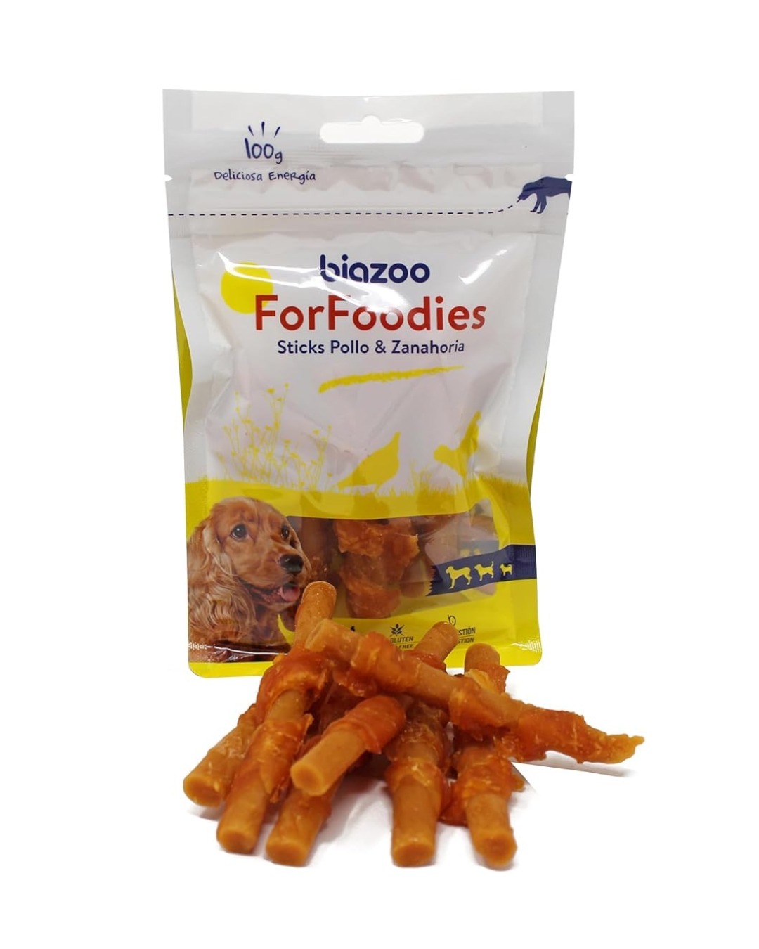 Biazoo Perro Tiritas De Pollo Zanahoria — 100 Gr