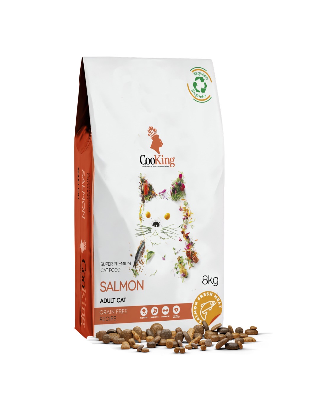 Cooking Adulto Gato Salmón - 8Kg